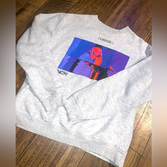 Janelle Monae Dirty Computer Tour Concert Gray Sweatshirt medium spring music - Picture 1 of 4